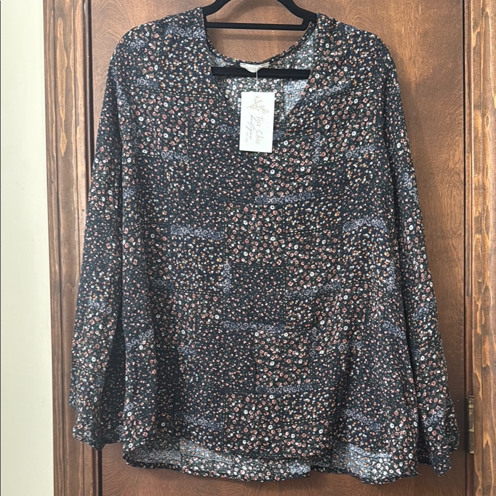 Floral Print Women's Top